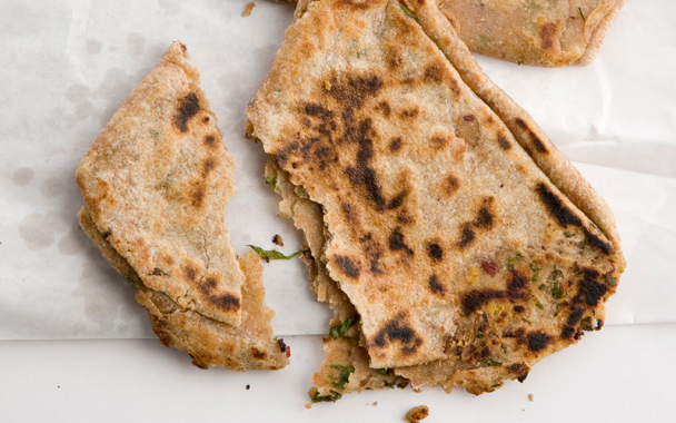 bean parathas