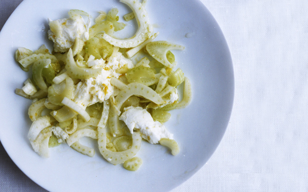 fennel and celery salad