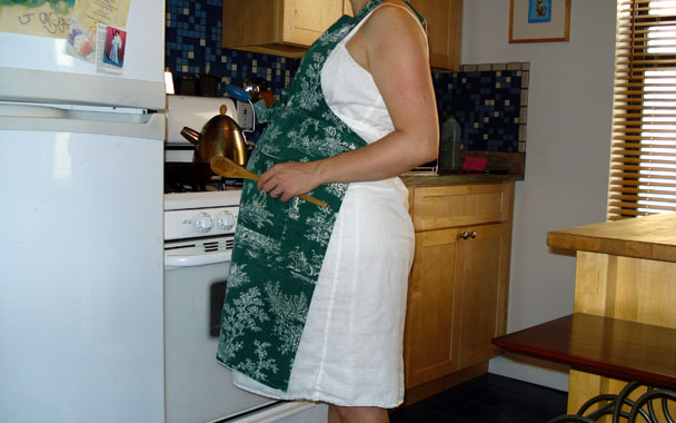 pregnant while cooking