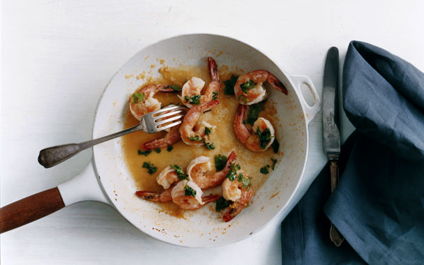 Shrimp in Ginger Butter Sauce