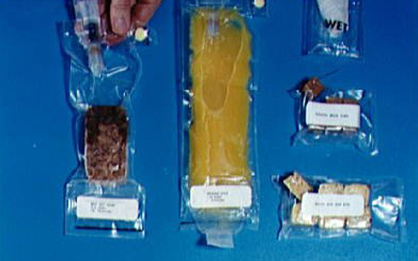 space food packets 