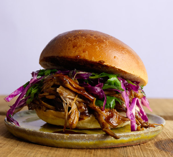 Asian Pulled Pork Burgers