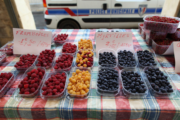 <strong>Forest Berries</strong><br> In early June, blueberries and red and golden raspberries are ubiquitous at the markets and are fresher than anything you'll find in the ones at home. And it's hard not to pretend to be a kid again, popping the raspberries on the tips of each finger to eat fresh on the street.