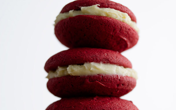 Red Velvet Whoopie Pies