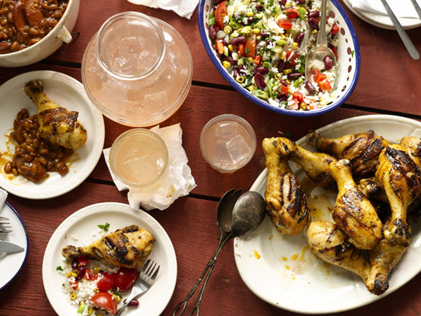 Honey BBQ drumsticks, shot for <em>Down Home with the Neelys: A Southern Family Cookbook</em> <br />Photo: Ben Fink