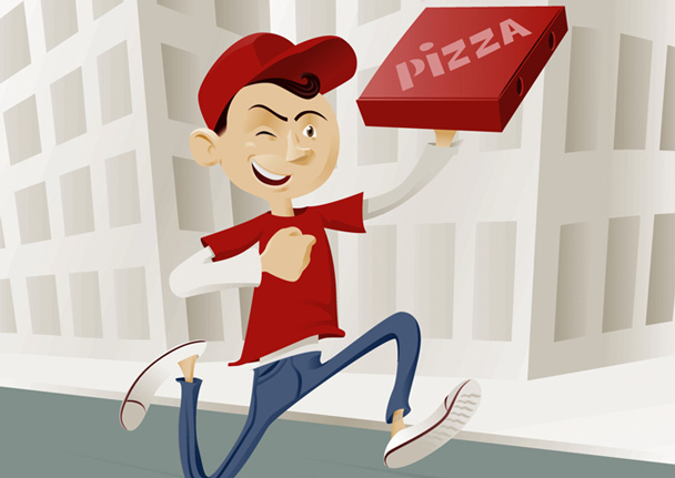 pizza delivery guy