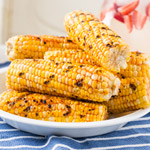 Grilled Corn with Honey-Ginger Barbecue Sauce