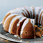 Pumpkin Spice Bundt Cake with Buttermilk Icing