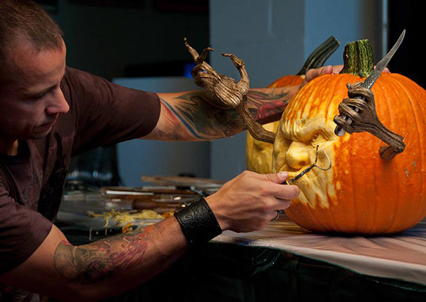 10 Questions for Ray Villafane and Andy Bergholtz, Pumpkin Sculptors