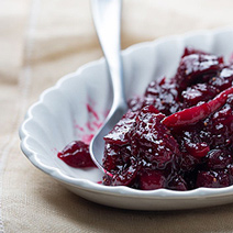 Cabernet-Cranberry Sauce with Figs