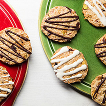 Pistachio Cranberry Oatmeal Icebox Cookies