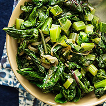 Swiss Chard with Horseradish
