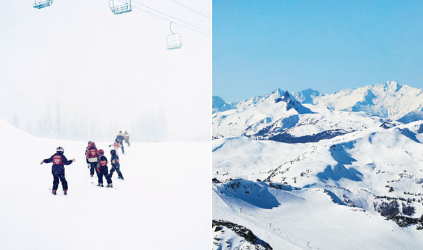 Skiiers on Whistler