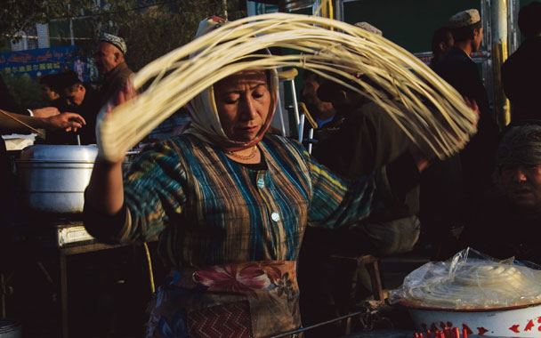 Woman in Xinjiang, China