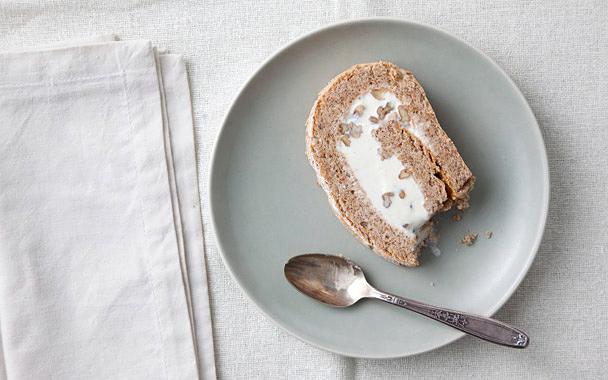 Pecan Ice Cream Roll