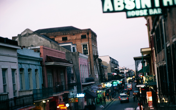 bourbon st., new orleans