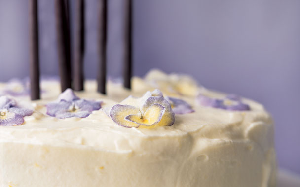 Lemon Layer Cake with Lemon Cream Frosting