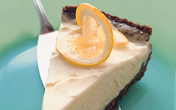 Frozen Lemon Gingersnap Pie