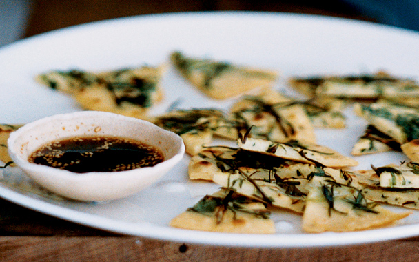 Scallion Cilantro Pancakes