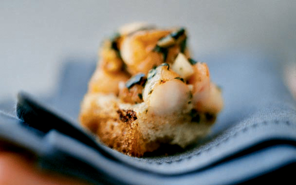 Baked Shrimp Toasts