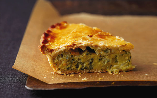 Cheddar Cheese and Onion Pie