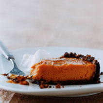 Sweet-Potato Pie with Gingersnap Pecan Crust