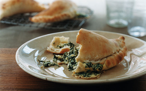 Arugula and Ricotta Calzones