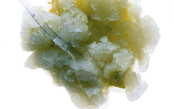 apple celery granita