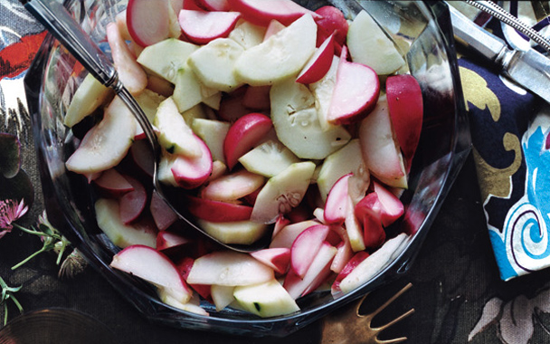 Sweet Cucumber and Radish Salad