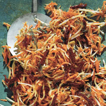 Fennel and Carrot Slaw with Olive Dressing