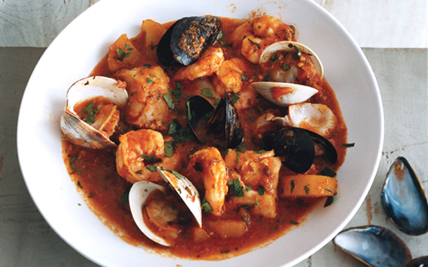 Catalan seafood stew