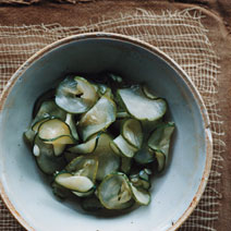 Cucumbers with Wasabi and Rice Vinegar