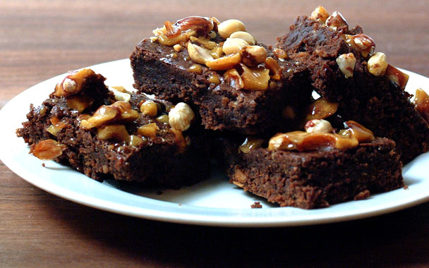 Peanut Brittle Brownies