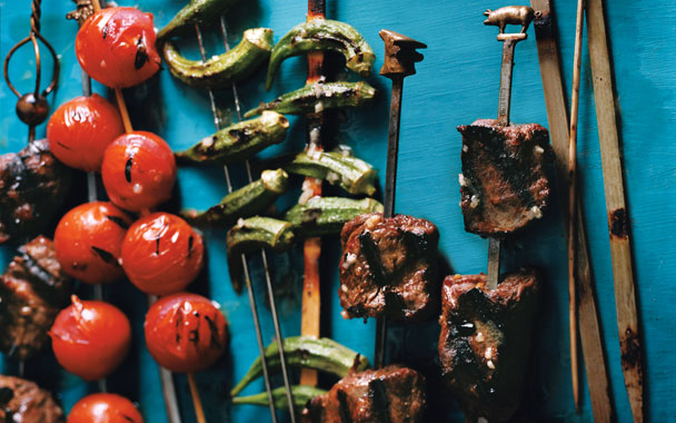 steak kebabs