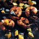 shrimp tikka with fresh mango chutney