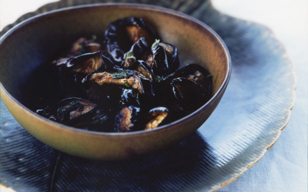 Marinated Eggplant with Capers and Mint