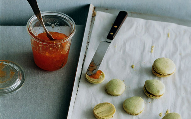 Pistachio-Cardamom Macarons