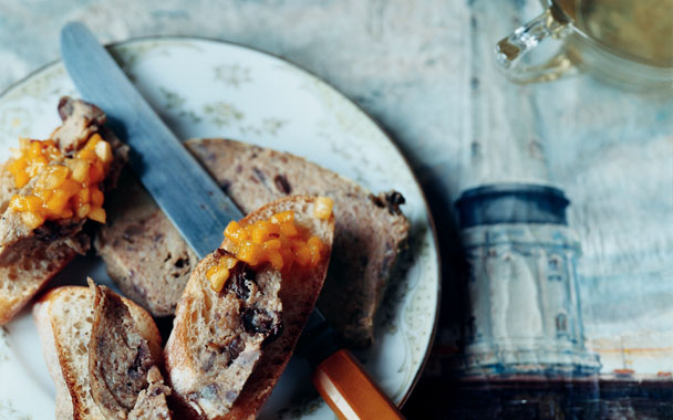 Country Pâté with Mango and Pineapple Chutney