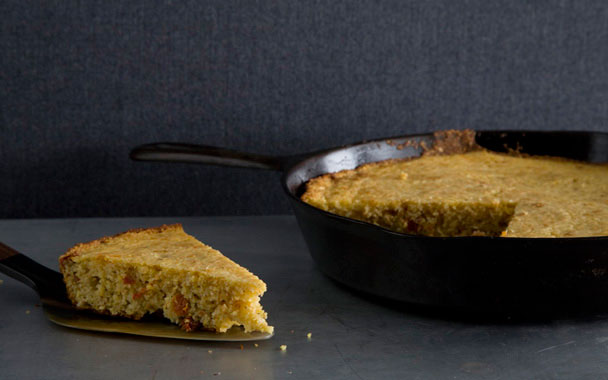 Sun-Dried Tomato Skillet Corn Bread