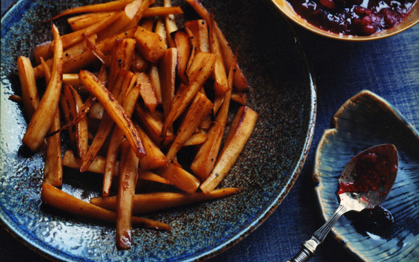 Moscatel-Glazed Parsnips