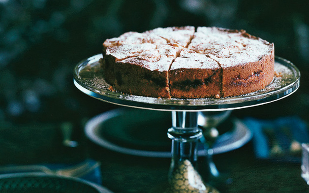 Cranberry Vanilla Coffeecake