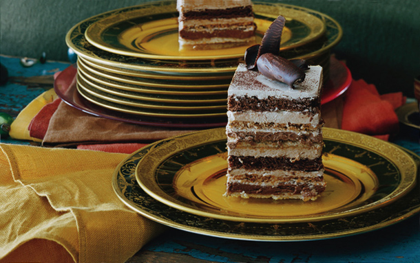 Twelve-Layer Mocha Cake