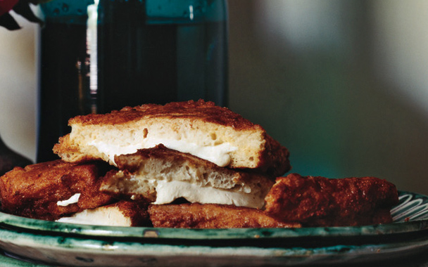 Mozzarella in Carrozza with Anchovy Sauce