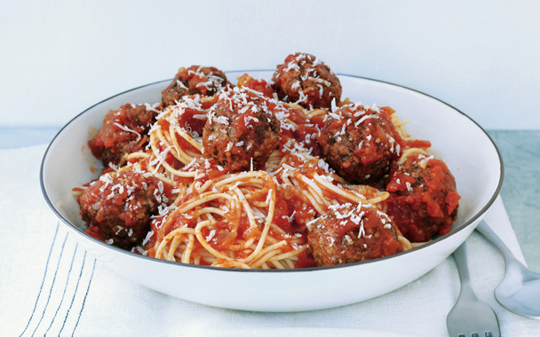 spaghetti and meatballs