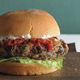 black bean burger