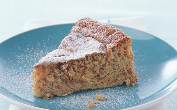 cardamom apple almond cake