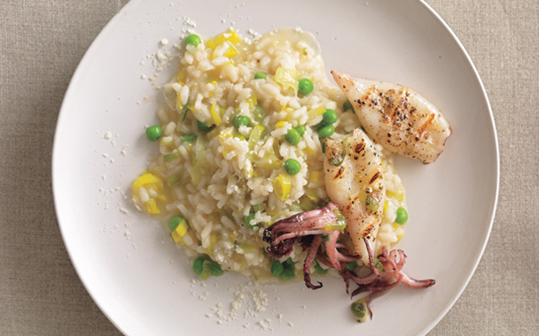 risotto with calamari