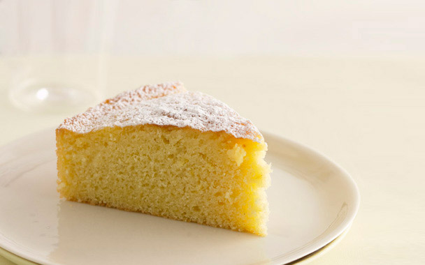 lemon-glazed butter cake