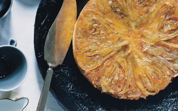 candied fennel lemon cake