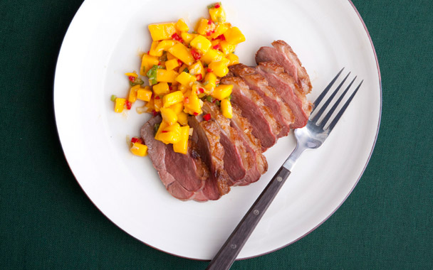 duck and mango relish